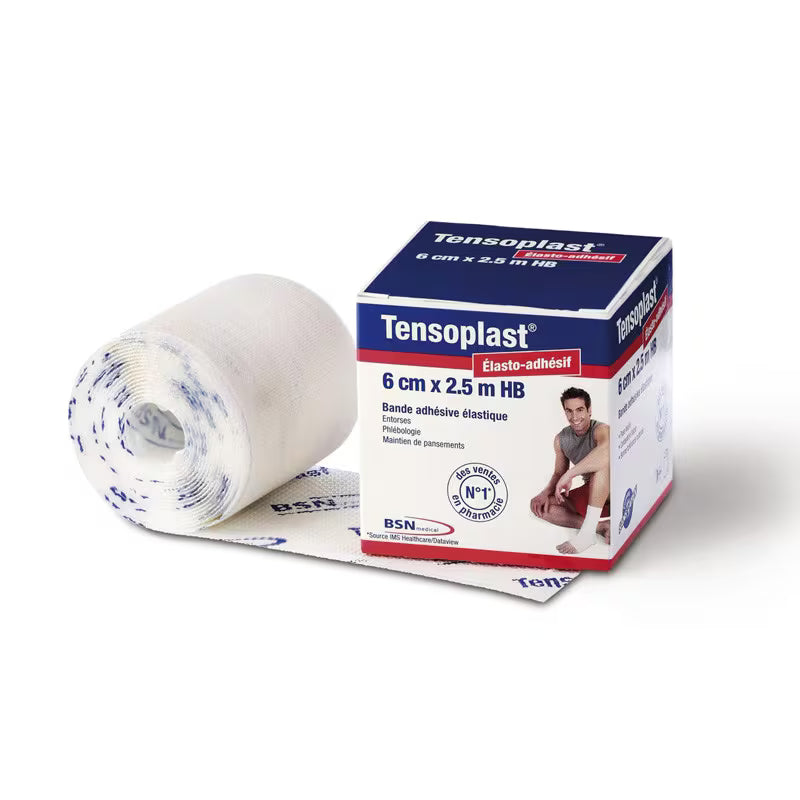 Bande adhésive 6cm x 2,5m Tensoplast HB