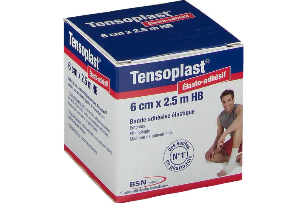 Bande adhésive 6cm x 2,5m Tensoplast HB
